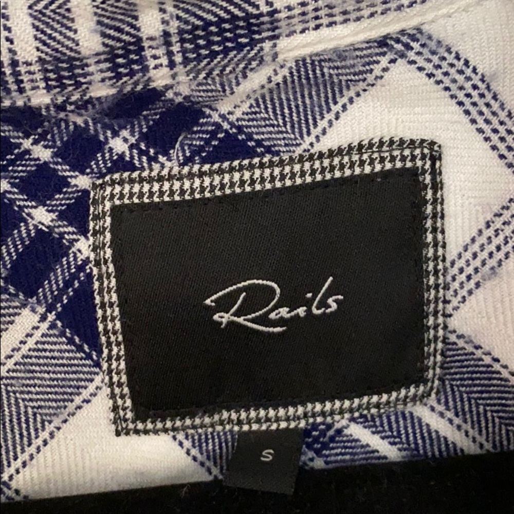 Rails Button Down Plaid Flannel - image 2